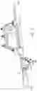 Fig. 13 - WATER SAW SYSTEM FOR USE IN CONJUNCTION WITH A ROLLING PLATE ASSEMBLY ATTACHMENT FOR BOTH A PORTABLE SIDEWINDER POWER SAW AND A PORTABLE WORM      DRIVE POWER SAW