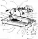 Fig. 01 - Tile or masonry saw dust collection arrangement