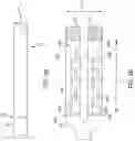 Fig. 06 - Microwave applicator with pressurizer for planar material heating
