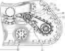 Fig. 01 - Power distribution through undercarriage idler wheels