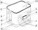 Fig. 01 - Airtight thermal insulation package with a large opening therein