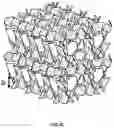 Fig. 06 - Three dimensional structured packing for improving the contact between a gas phase and a dispersed solid phase following in counter-current