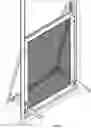 Fig. 08 - WINDOW ASSEMBLY INCLUDING HINGED PANEL