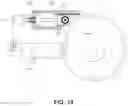 Fig. 12 - System for the reversible transformation of a reciprocating motion in a rotary motion