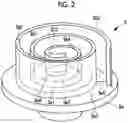 Fig. 03 - Scroll fluid machine with decreasing inter-facing surface and arc shape end plate central portion