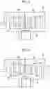 Fig. 14 - Scroll fluid machine with decreasing inter-facing surface and arc shape end plate central portion