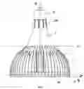 Fig. 02 - LED lamp having airflow limiting surface formed on lamp shell