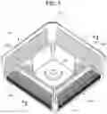 Fig. 02 - Multi-waveguide LED luminaire with outward emission