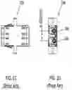 Fig. 03 - Narrow width adapters and connectors with pull tab release