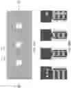 Fig. 53 - Three-dimensional memory device including bottle-shaped memory stack structures and drain-select gate electrodes having cylindrical portions