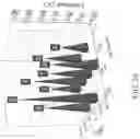 Fig. 23 - Piezoelectric transducers based on vertically aligned PZT and graphene nanoplatelets