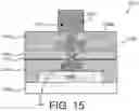 Fig. 30 - Phase-change material (PCM) RF switch with contacts to PCM and heating element