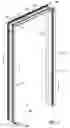 Fig. 12 - Fire-resistant sliding door system