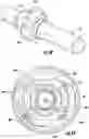 Fig. 53 - Compact fiber optic connectors having multiple connector footprints, along with cable assemblies and methods of making the same