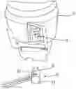 Fig. 01 - Domestic appliance having at least one plug for an electrical connection