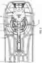 Fig. 06 - Motorized skateboard with pressure-activated direct reverse steering