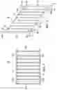 Fig. 12 - Raking rail panel and bracket system and method