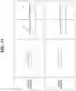 Fig. 12 - Lamp for vehicle having first and second lens portions each with a plurality of lenses arranged in horizontal direction inclined at a predetermined angle