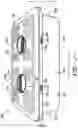 Fig. 02 - Closure mechanism and seal integrity indicator for a sterilization container