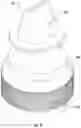 Fig. 10 - Anti-clog cap and associated containers and methods