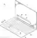 Fig. 01 - Portable information handling system low height mono barrel hinge