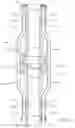 Fig. 11 - Large width diameter riser segment lowerable through a rotary of a drilling rig