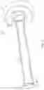 Fig. 03 - Garage door noise reduction roller assembly having threads which extend to the distal end of the roller shaft, and a threaded closing member