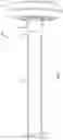 Fig. 04 - Garage door noise reduction roller assembly having threads which extend to the distal end of the roller shaft, and a threaded closing member