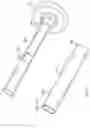 Fig. 05 - Garage door noise reduction roller assembly having threads which extend to the distal end of the roller shaft, and a threaded closing member