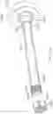 Fig. 16 - Garage door noise reduction roller assembly having threads which extend to the distal end of the roller shaft, and a threaded closing member