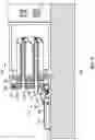 Fig. 07 - Door hinge mechanism for telecommunications panel