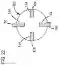 Fig. 22 - Material reducing apparatus having a system for allowing a reducing rotor to be selectively configured in multiple different reducing configurations