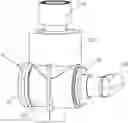 Fig. 01 - Flow passage switching device and water outlet device