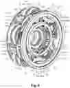 Fig. 04 - Lubricating oil distributor for a mechanical reduction gear of an aircraft turbine engine