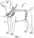 Fig. 12 - Pet harness and/or collar with deployable cape