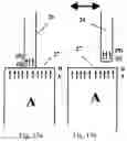 Fig. 10 - Tactile display having a magnetically bistable axially symmetrical linear actuator having a pole contour and switching matrix, and optical-tactile seeing aid having same