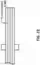 Fig. 23 - Flywheel device used for energy storage including a hermetically sealed cylinder section and disc-shaped rotor arranged within cylinder section