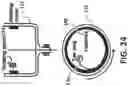 Fig. 25 - Flywheel device used for energy storage including a hermetically sealed cylinder section and disc-shaped rotor arranged within cylinder section
