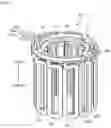 Fig. 08 - Molded coil body with coil and semiannular busbars integrally connected with coils in the molded coil body
