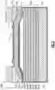 Fig. 10 - Acoustic wave devices with common glass substrate