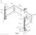 Fig. 03 - Loudspeaker cabinet frame comprising a connection device for connecting to another loudspeaker cabinet and a loudspeaker cabinet comprising such a frame