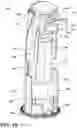 Fig. 14 - Surface cleaning apparatus having a fluid distributor