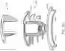 Fig. 54 - Patient specific stemless prosthesis anchor components