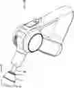 Fig. 01 - Massage attachment assembly with removable contact portion