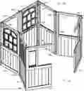 Fig. 01 - Accordion fold play structure with easy-up assembly device