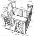 Fig. 08 - Accordion fold play structure with easy-up assembly device