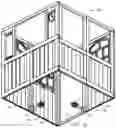 Fig. 14 - Accordion fold play structure with easy-up assembly device