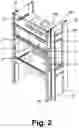 Fig. 03 - Fume cupboard provided with improved accessibility to the sash transmission system