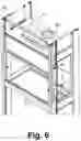 Fig. 10 - Fume cupboard provided with improved accessibility to the sash transmission system