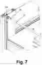Fig. 11 - Fume cupboard provided with improved accessibility to the sash transmission system